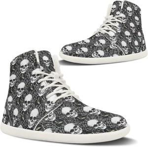 Pugasmiru Женские ботинки с узором в виде пальца, сердца и ладони, с открытой пяткой, зимние снежные ботинки, теплые ботильоны, белая подошва