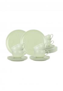 Кофейный сервиз Seltmann Weiden Amina, 18 предметов, зеленый