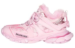 Кроссовки Balenciaga Track Fake Fur Pink Women's