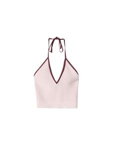 Вязаный топ Bershka, Rose