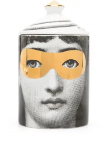 Свеча se poi mascherina, 15х9х7,5 см, Fornasetti, черный