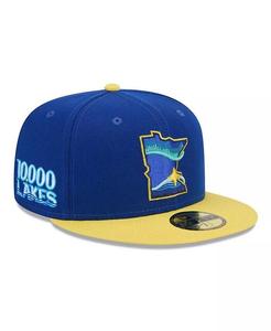 Мужская приталенная шляпа Royal Minnesota Twins 2024 City Connect 59FIFTY New Era, синий