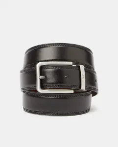 Мужской двусторонний регулируемый ремень для делового костюма черного/коричневого цвета Easy Wear, мультиколор