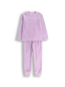 Coccodrillo Велюровая пижама для девочек фиолетового цвета