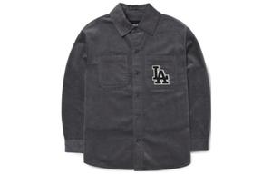 Рубашка Los Angeles Dodgers унисекс charcoal gray MLB, серый