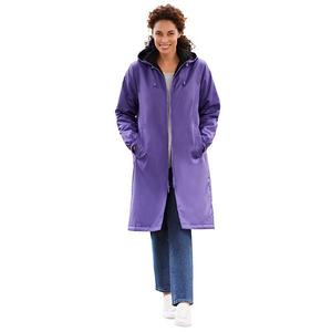 Дождевик mid-length Plus size Woman Within, Plum