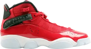 Кроссовки Jordan 6 Rings GS Gym Red, красный
