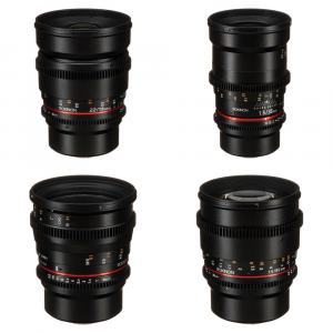 Комплект объективов Rokinon Cine DS 16, 35, 50, 85 мм для крепления MFT