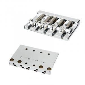 Fender HiMass 5-String Bass Narrow Bridge Assembly Brass Saddles Chrome 0994410000 HiMass 5-String Bass Narrow Bridge Assembly Brass Saddles 0994410000