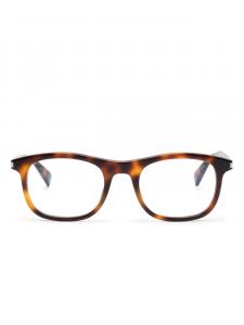 Очки в квадратной оправе Saint Laurent Eyewear, коричневый