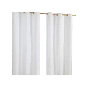 Штора Homescapesn mit Ösen unifarben 2 шт, 117x137x137 см цвет naturweiss