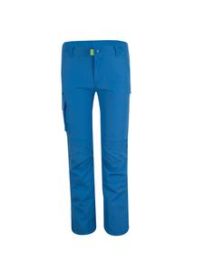 Trollkids Зауженные треккинговые брюки Oppland с отстегивающимися штанинами, средне-синего цвета