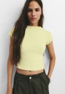 Футболка PULL&BEAR SOFT TOUCH, Light Yellow