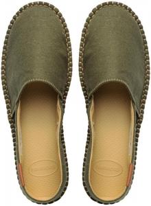 Женские эспадрильи на клине Havaianas, зеленый