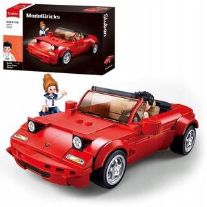 Блоки Sluban B1028, красный спортивный автомобиль