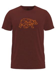 Футболка FORSBERG Finnson T- mit Brustlogo, Bordeaux