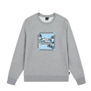 Унисекс свитшот Mizuno, серый