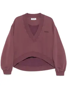 Толстовка с вышитым логотипом The Attico, красный