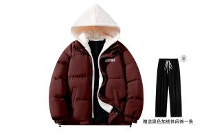 Куртка Bobby Abley Down Unisex + флисовые брюки, бордовый