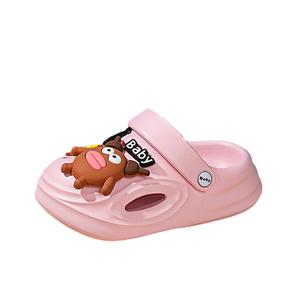 Детские сабо Rebound, устойчивые к истиранию, дышащие, нескользящие NEZHACHAOHAI, розовый