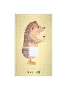 Mr. & Mrs. Panda Полотенце, ежик, вино, не говоря ни слова, пастельно-желтого цвета