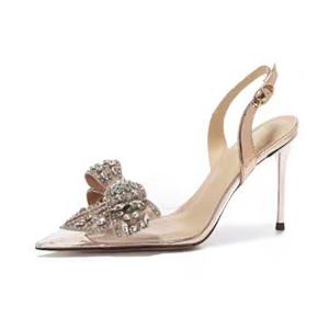 Туфли женские на высоком каблуке Xingdiman, серебряный