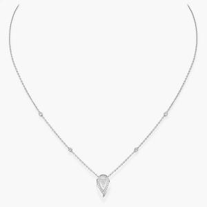 Колье Messika Fiery 0.10CT, белое золото/бриллианты