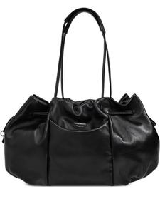 Сумка-тоут Emporio Armani со сборками, черный