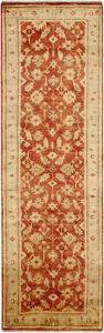 Ковер-дорожка SAFAVIEH, 92 x 305 см, Oushak Collection - , Rust & Ivory, ручной вязки, традиционный восточный из шерсти, идеален для помещений с высокой проходимостью в гостиной, спальне (OSH119A)