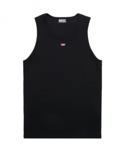 Майка с нашивкой с логотипом minid. Diesel, черный