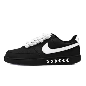 Nike Court Vision Low Berlin легкие и дышащие низкие кроссовки для скейтбординга Unisex White