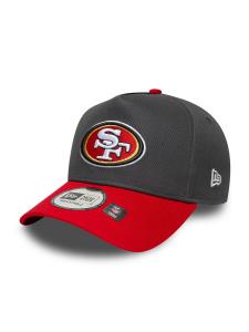 Спортивная кепка NEW ERA 9FORTY E-Frame San Francisco 49ers NFL, темно-серый