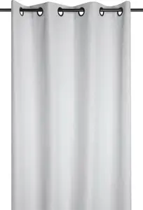 STOF | Штора - 140x260 см - Серебро - Плотные шторы - Штора с люверсами - Элегантный дизайн Stof