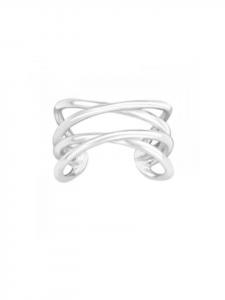 Alexander York Серьга-кафф I Четыре линии, пересекающиеся друг с другом, из серебра 925 пробы