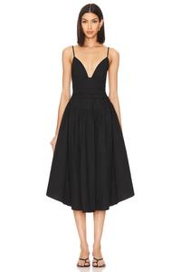 Платье миди хела Nbd, черный