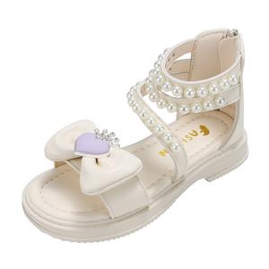 Детские сандалии средней высоты для детей от 3 до 7 лет TONYBEAR, экрю