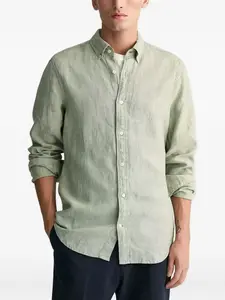 Рубашка на пуговицах Gant, зеленый