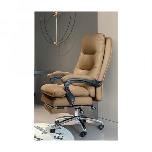 Игровое кресло Insdea HDA062-II, алюминий, губка, с подставкой для ног, светло-коричневый