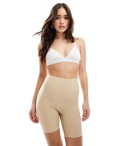 Бесшовные шорты бежевого цвета Pieces