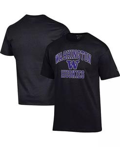 Мужская черная футболка Washington Huskies High Motor Champion, черный