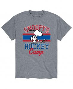Мужская футболка peanuts hockey camp AIRWAVES, серый