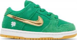 Кроссовки Nike Dunk Low SB TD 'St. Patrick’s Day', зеленый