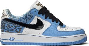 Лимитированные кроссовки Nike Air Force 1 Premium Georges 'Entourage', синий
