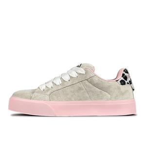 Кроссовки LuzaoT SUPER DRAG Skateboarding Shoes Women's Low-top Grey/white/pink, цвет Leopard print powder