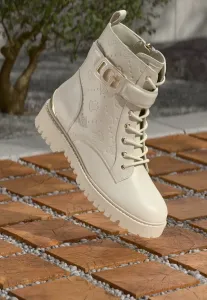 Ботинки oranda на шнуровке до щиколотки Guess, Ivory