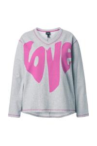 Ulla Popken Свитшот в светло-сером цвете