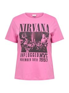 ONLY Carmakoma Футболка 'CARZHURI' в розовом цвете