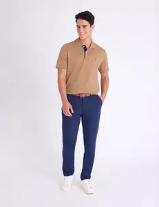 Футболка-поло U.S. Polo Assn Multi Color Logo Interlock, кофейный