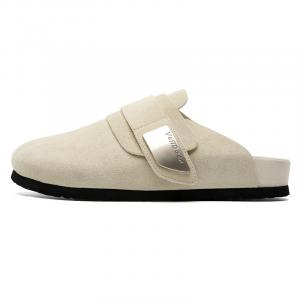 MPZY Сандалии унисекс с закрытым носком, устойчивые к истиранию, бежевые