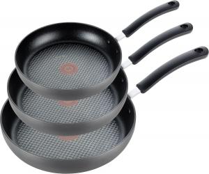 Набор сковородок T-fal Ultimate Hard Anodized Fry Pan с антипригарным покрытием 20, 26 и 30 см, черный